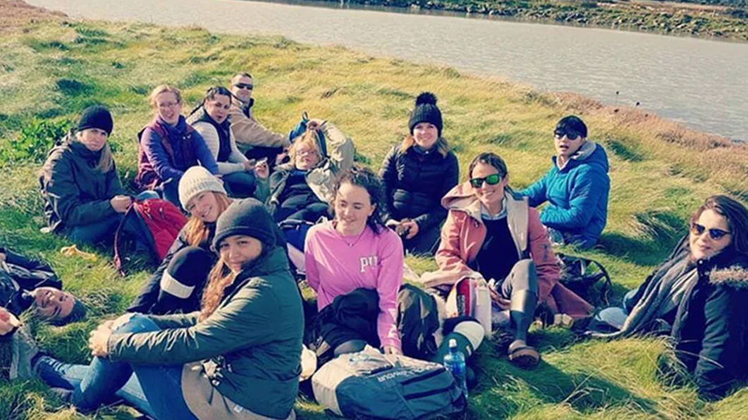 Tara Shannon and her culinary crew in the countryside of Ireland