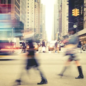image of people walking on a city street