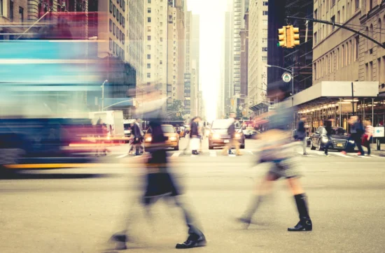 image of people walking on a city street